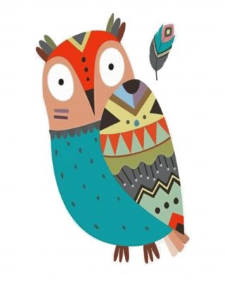 Aesthetic Owl panels paint by numbers