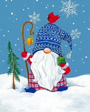 Christmas Gnome paint by numbers