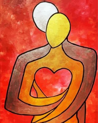 Aesthetic Couple paint by numbers