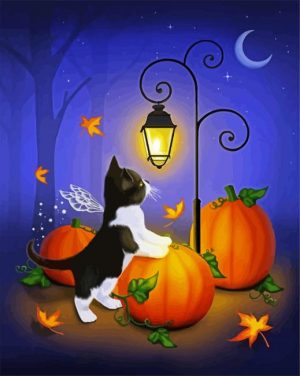 Angel Cat paint by numbers