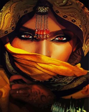 Desert Queen Lady paint by numbers