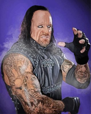 The Undertaker Wrestler paint by numbers