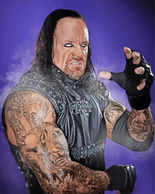 The Undertaker Wrestler paint by numbers