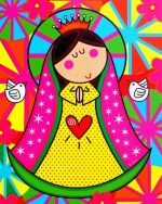 Virgencita Plis paint by numbers