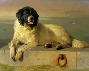 A Distinguished Member of the Humane Society by edwin landseer paint by numbers