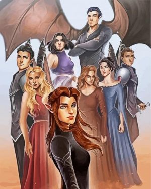 Acotar Characters paint by numbers