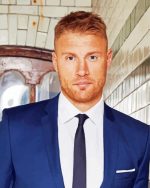Andrew Freddie Flintoff Paint by numbers