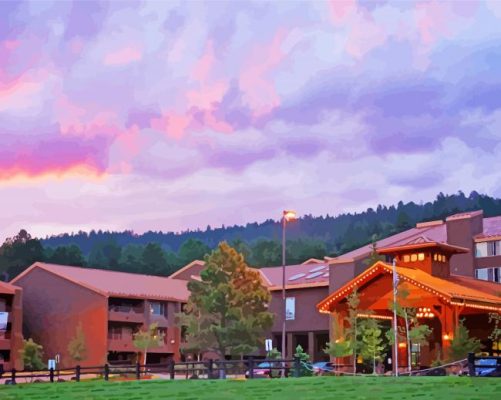 Angel Fire Resort paint by numbers