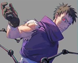 Anime Obito Uchiha paint by numbers