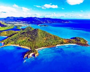 Antigua Island paint by numbers