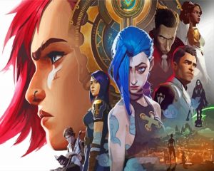 Arcane Illusstration paint by numbers