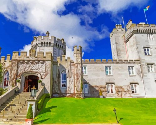 Ashford Castle paint by number