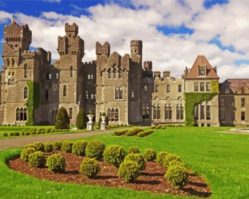 Ashford Castle Ireland paint by number