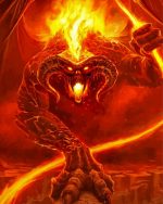 The Balrog paint by numbers