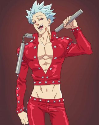 Ban the seven deadly sins art paint by number