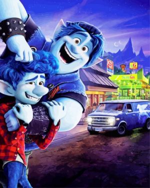 Barley And Ian Lightfoot Onward paint by numbers