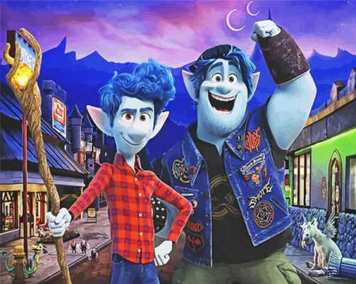 Barley Lightfoot And Ian Lightfoot Onward Paint by numbers