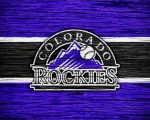 Baseball Logo Colorado Rockies Paint by numbers