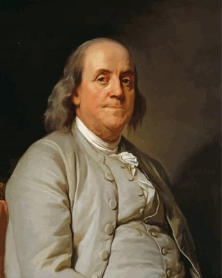 Ben Franklin paint by numbers
