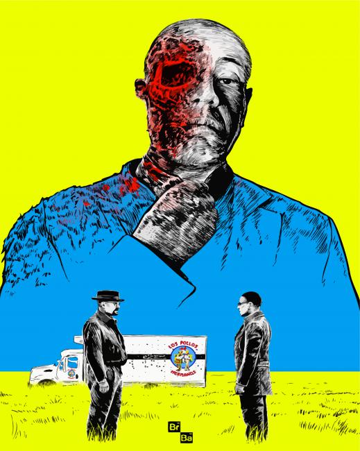 Breaking Bad Serie paint by numbers