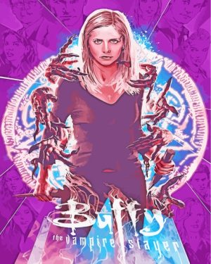Buffy The Vampire Slayer Poster paint by numbers