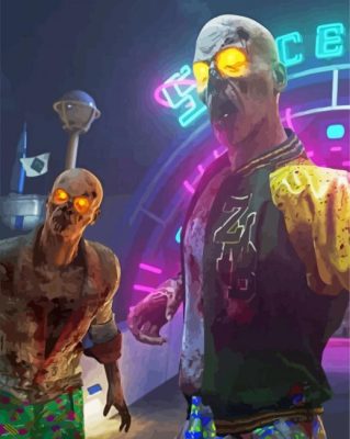 Call Of Duty Zombies Game Paint by Numbers