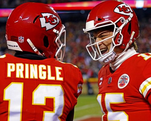 Chiefs Football Players Paint by numbers