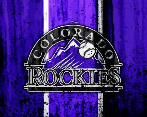 Colorado Rockies Logo Paint by numbers