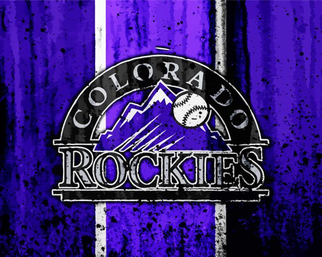 Colorado Rockies Logo Paint by numbers