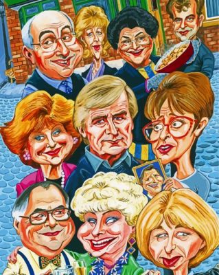 Coronation Street Caricature Paint by numbers
