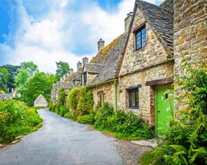 Cotswolds England paint by numbers