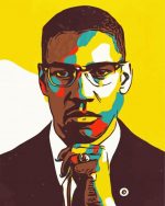 Denzel Washington Pop Art paint by numbers