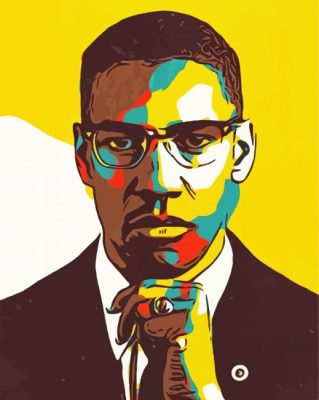 Denzel Washington Pop Art paint by numbers