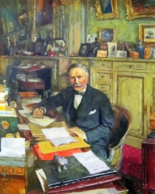Edouard Vuillard Louis Loucheur Portrait Paint by numbers