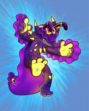 Fantasy Nudibranch paint by numbers