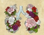 Floral Lungs paint by numbers