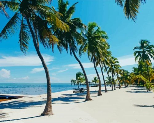 Florida Keys paint by numbers