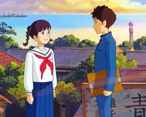 From Up On Poppy Hill Shun And Umi Paint by numbers