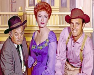 Gunsmoke Movie paint by numbers