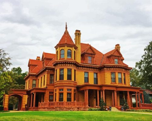 Henry Overholser Mansion Oklahoma City Paint by numbers