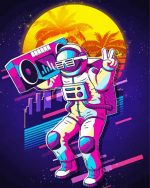 Hip Hop Astronaut paint by numbers