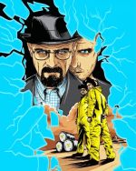 Illustration Breaking Bad Serie Paint by numbers