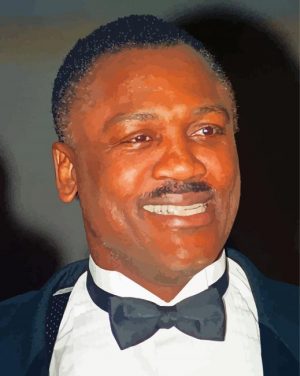 Joe frazier face paint by number