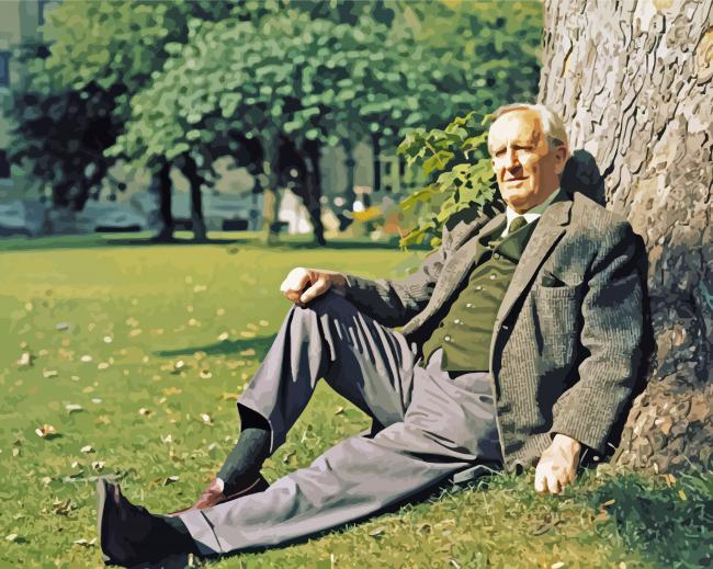 John Ronald Reuel Tolkien paint by numbers