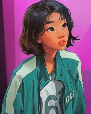 Kang Sae Byeok Illustration paint by numbers