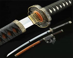 Japanese Katana paint by numbers