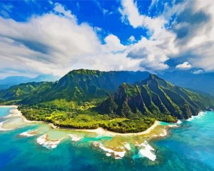 Kauai Hawaii paint by numbers