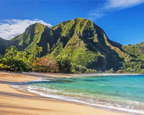 Kauai Island paint by numbers