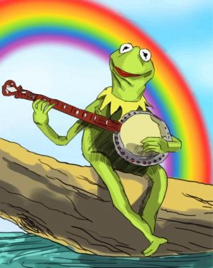 Kermit The Frog Muppet Paint By Numbers