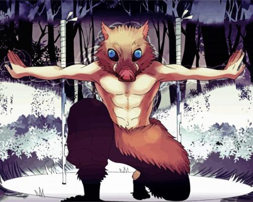 Hashibira Inosuke paint by number